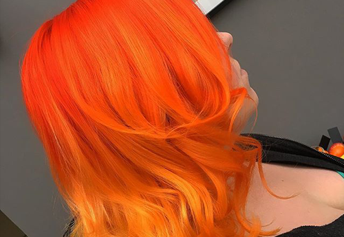 Orange Hair Colouring