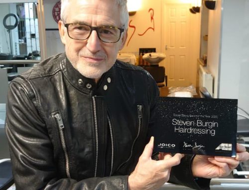 Steven Burgin Hairdressing celebrate ‘Social Savvy Salon’ award